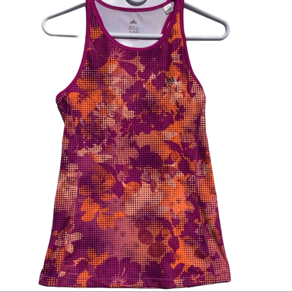 Adidas Climate Floral Tank Top 13 - 14 Y